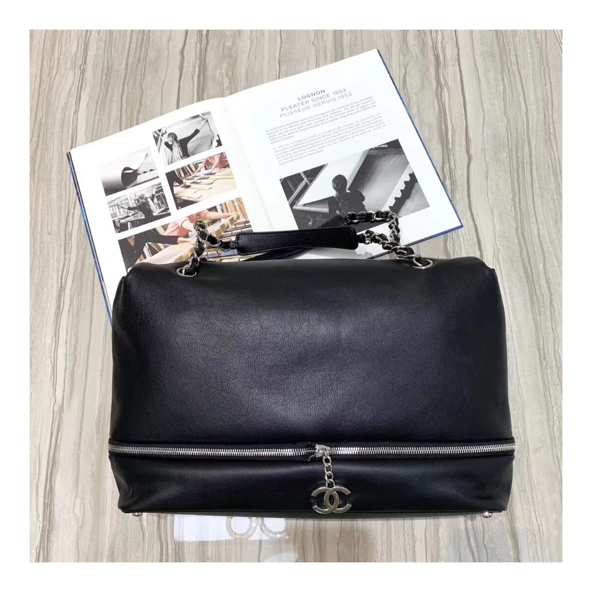 Chanel Flap Shopping Bag A1008 Chanel Flap Shopping Bag A1008