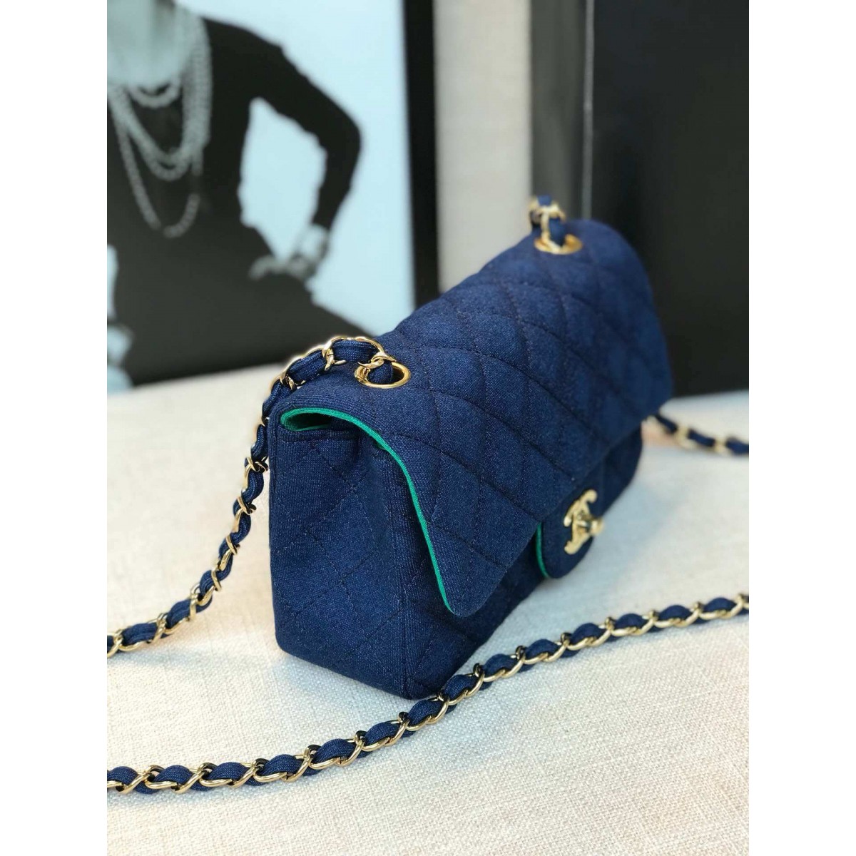 Chanel Jersey Classic Handbag A01112 Chanel Jersey Classic Handbag A01112