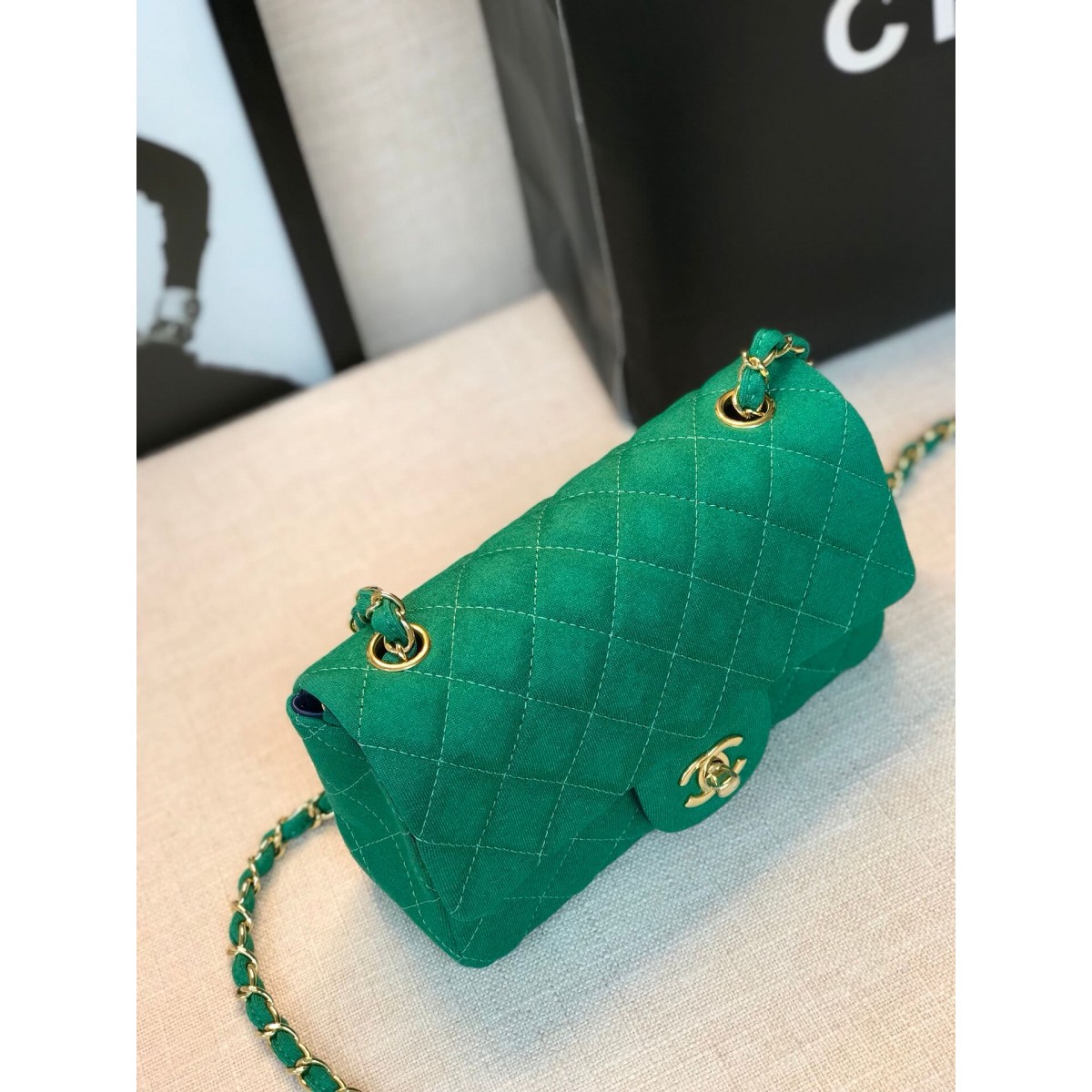 Chanel Jersey Classic Handbag A01112 Chanel Jersey Classic Handbag A01112