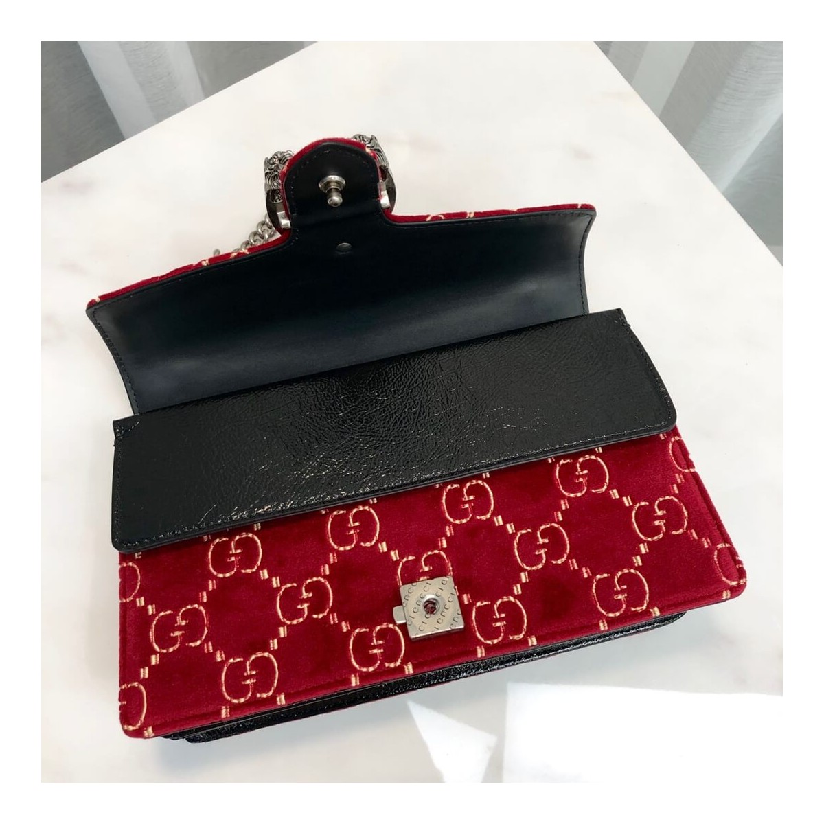 Gucci Dionysus GG Velvet Small Shoulder Bag 400249 Gucci Dionysus GG Velvet Small Shoulder Bag 400249