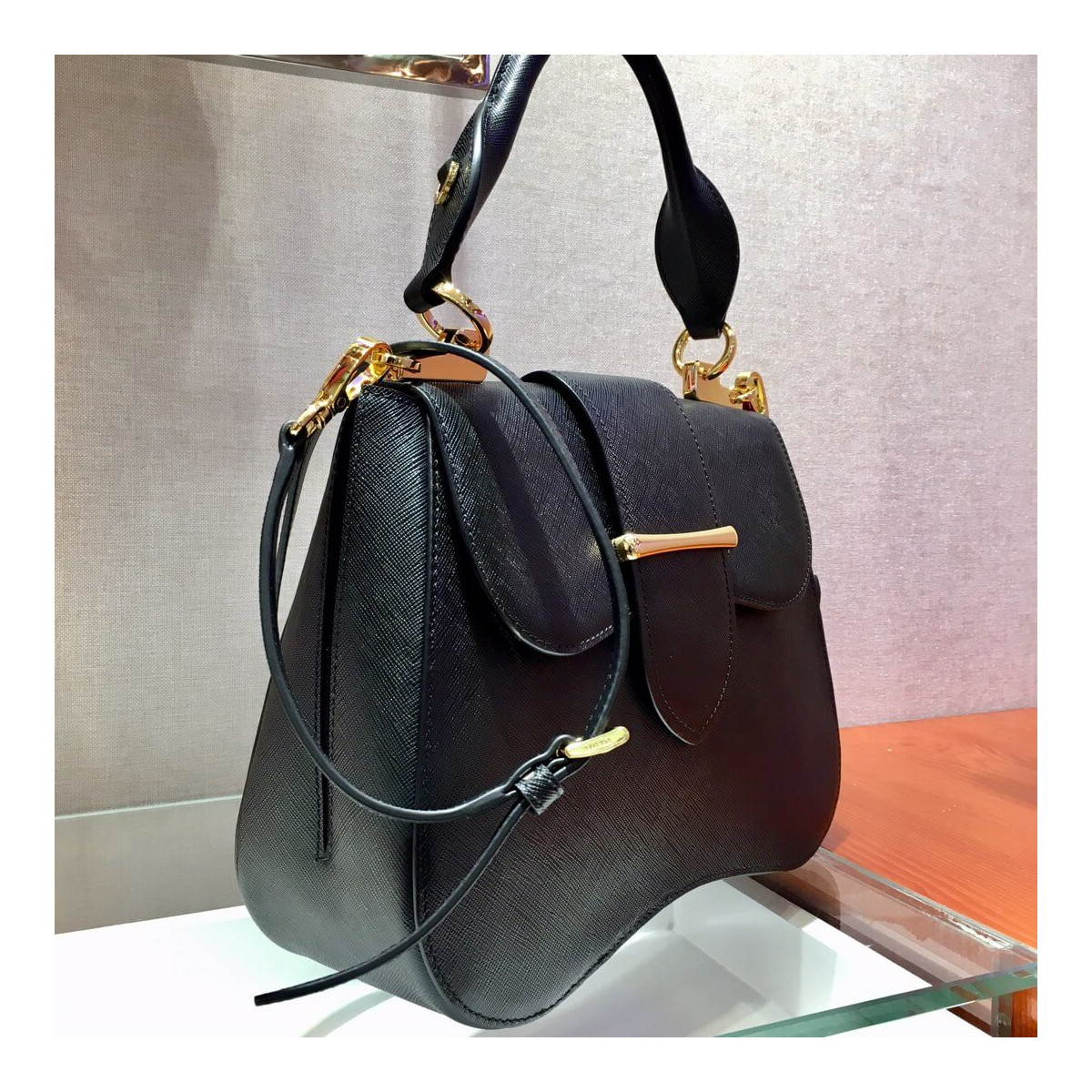 Prada Saffiano Leather Medium Sidonie Bag 1BN005 Prada Saffiano Leather Medium Sidonie Bag 1BN005