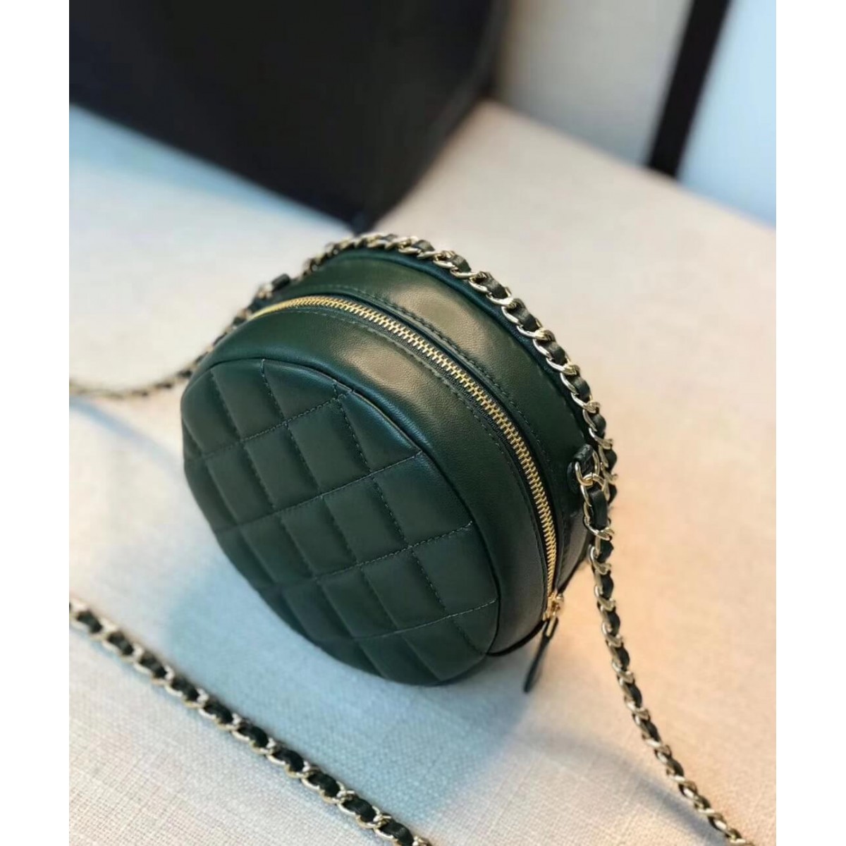Chanel Round Clutch Chain Bag A70657 Chanel Round Clutch Chain Bag A70657