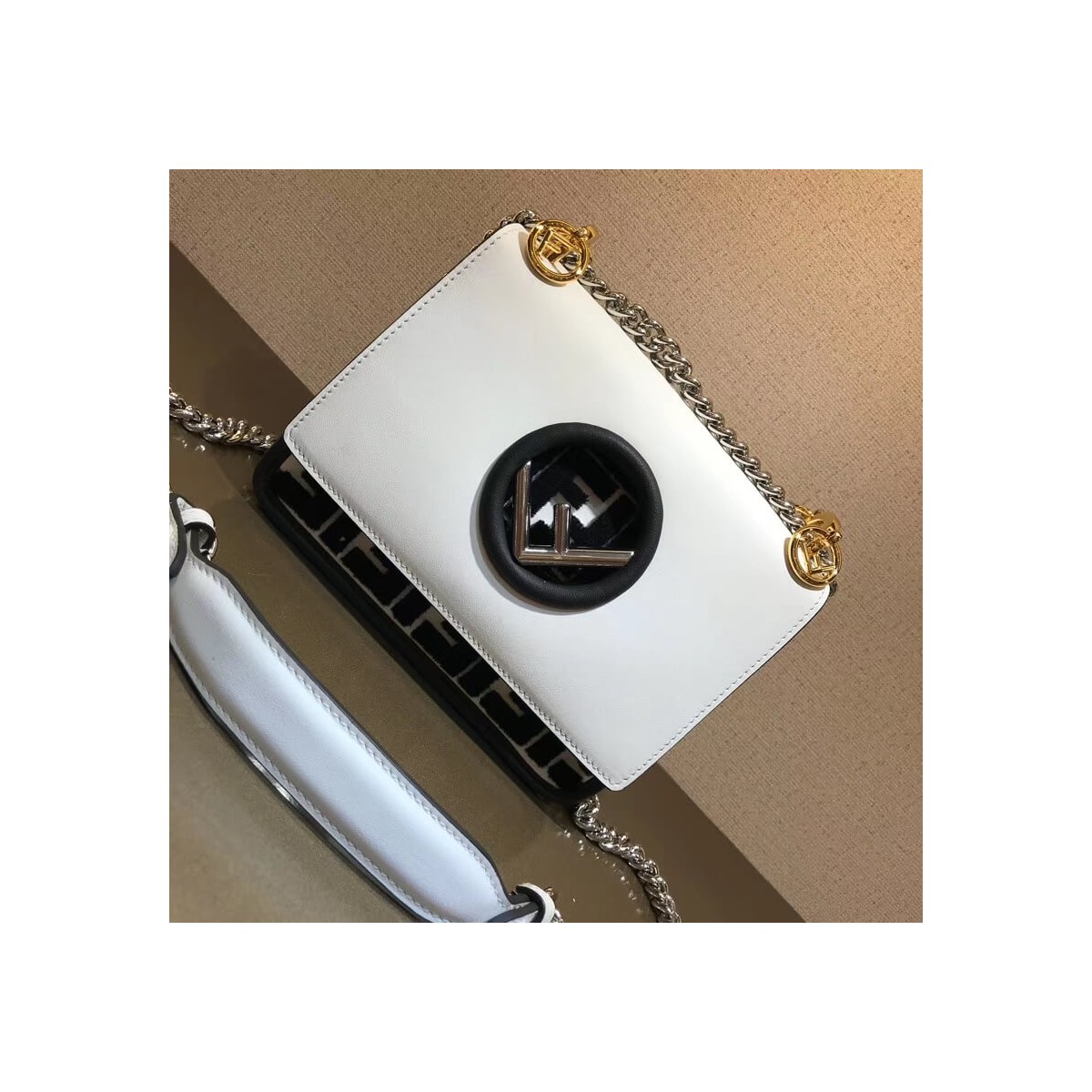 Fendi Small Kan I F Bag 8BT286 Fendi Small Kan I F Bag 8BT286
