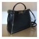 Fendi Peekaboo Medium with Metal-Plated Micro Studs 8BN290 Fendi Peekaboo Medium with Metal-Plated Micro Studs 8BN290