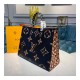 Louis Vuitton Onthego M44674 Black/Caramel Louis Vuitton Onthego M44674 Black/Caramel