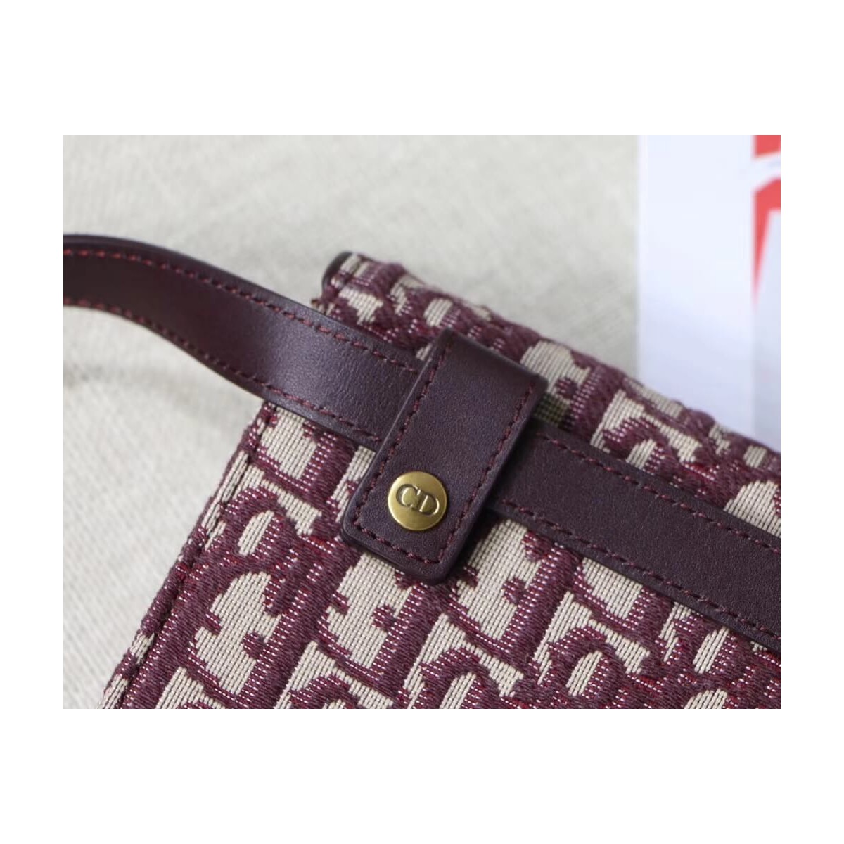 Christian Dior Oblique Saddle Belt Bag S5619 Christian Dior Oblique Saddle Belt Bag S5619