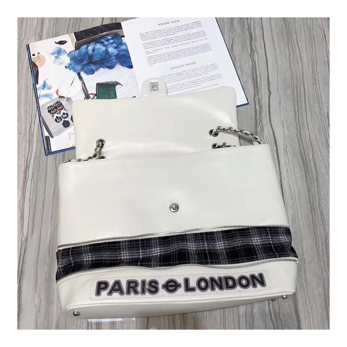Chanel Flap Shopping Bag A1008 Chanel Flap Shopping Bag A1008
