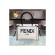 Fendi Roma Canvas Shopper 8BH379 Fendi Roma Canvas Shopper 8BH379