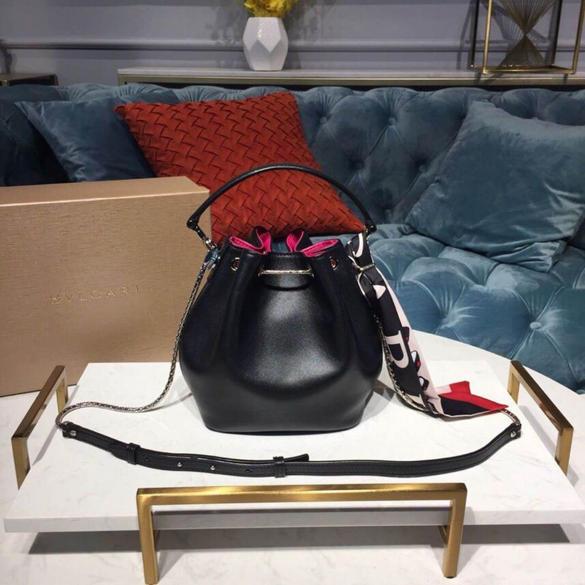 Bvlgari Serpenti Forever Bucket Bag 20cm 288760 Bvlgari Serpenti Forever Bucket Bag 20cm 288760
