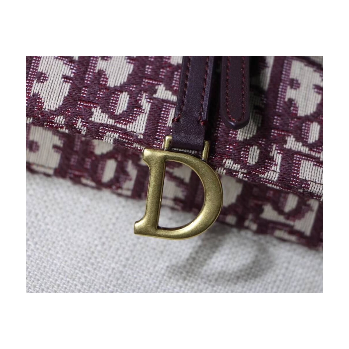 Christian Dior Oblique Saddle Belt Bag S5619 Christian Dior Oblique Saddle Belt Bag S5619