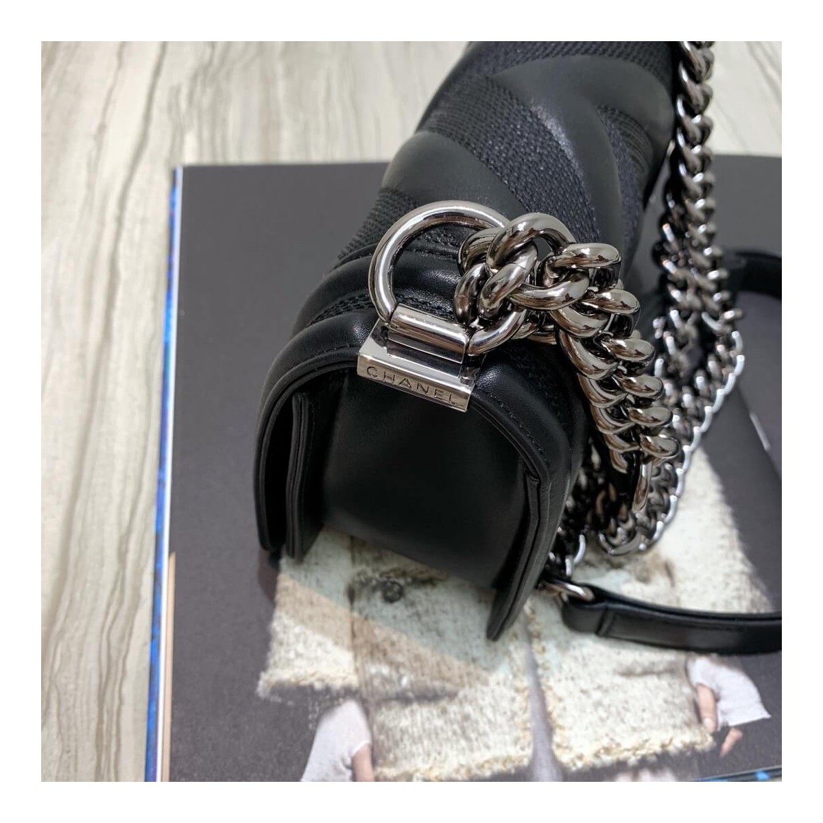 Chanel Calfskin Small Boy Chanel Handbag A67085 Chanel Calfskin Small Boy Chanel Handbag A67085