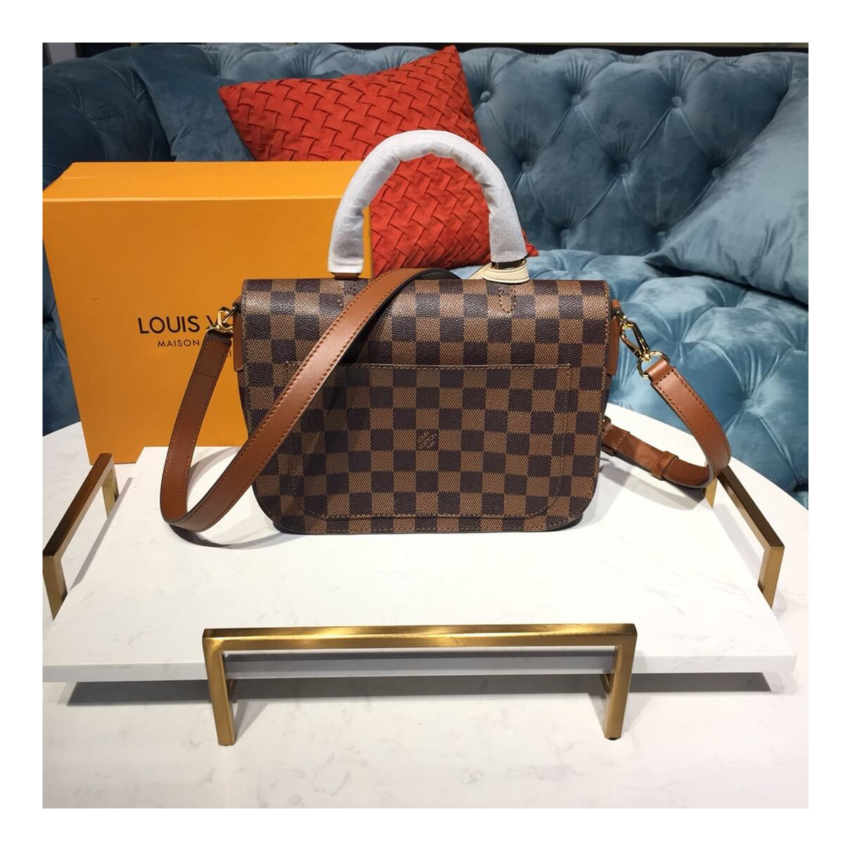 Louis Vuitton Damier Ebene Beaumarchais N40146 N40147 N40148 Louis Vuitton Damier Ebene Beaumarchais N40146 N40147 N40148