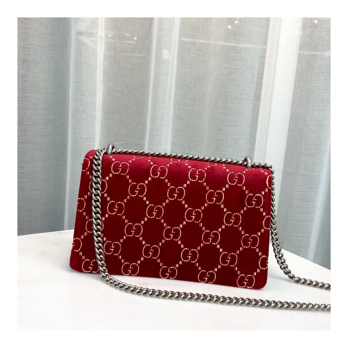 Gucci Dionysus GG Velvet Small Shoulder Bag 400249 Gucci Dionysus GG Velvet Small Shoulder Bag 400249