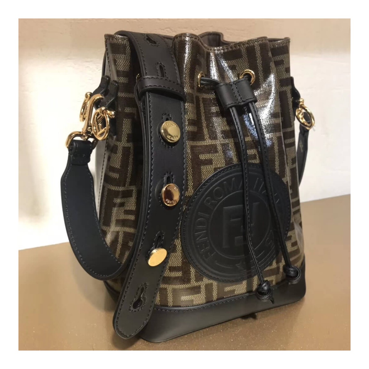 Fendi Multicolour Canvas Mon Tresor 8BT298 Fendi Multicolour Canvas Mon Tresor 8BT298