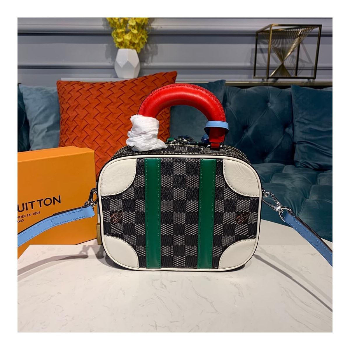 Louis Vuitton Damier Valisette BB N40233 Louis Vuitton Damier Valisette BB N40233