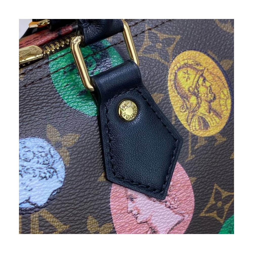 Louis Vuitton Monogram Cameo Printed Speedy Bandouliere 25 M45910 Louis Vuitton Monogram Cameo Printed Speedy Bandouliere 25 M45910