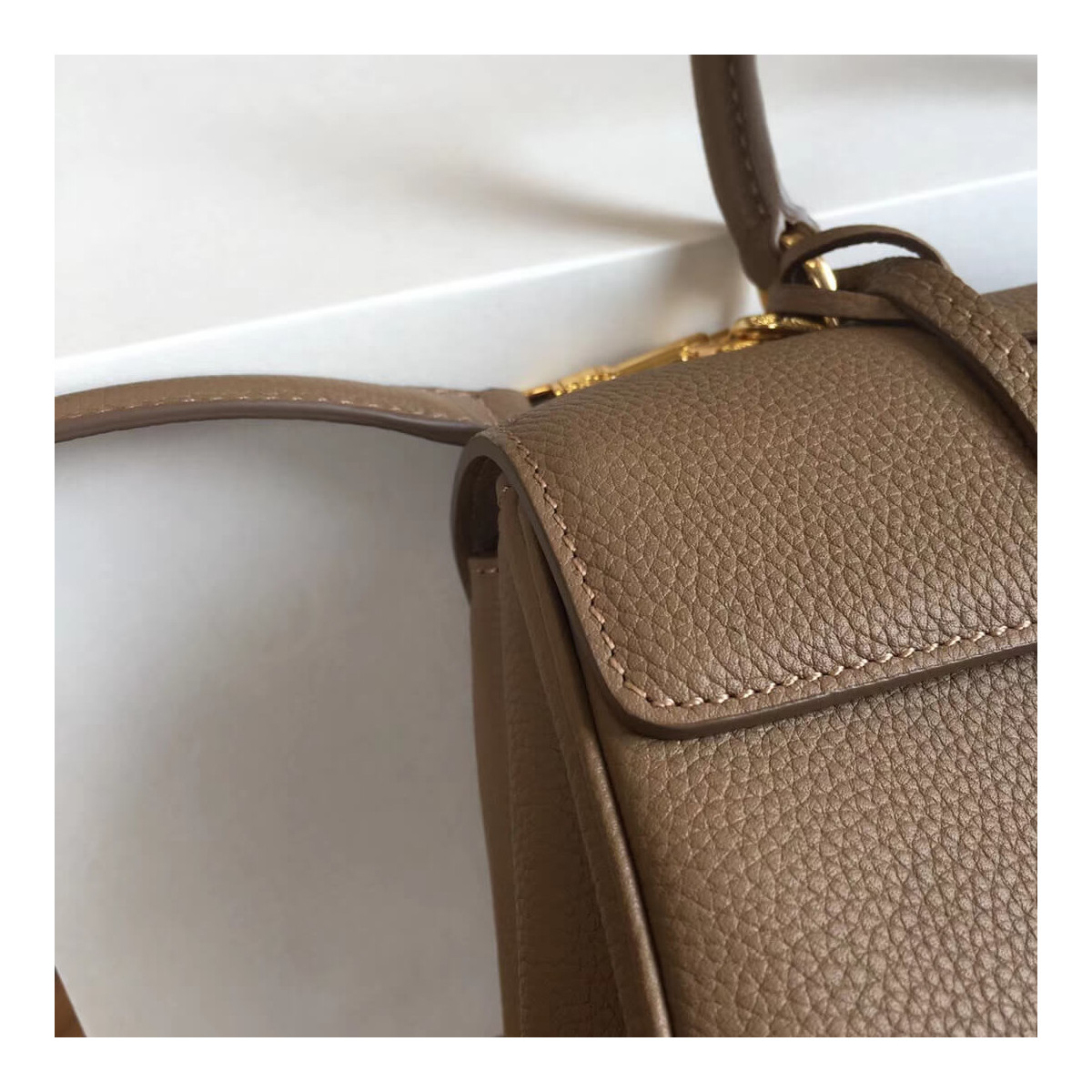 Celine Medium 16 Bag In Grained Calfskin 187373 Celine Medium 16 Bag In Grained Calfskin 187373