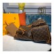 Louis Vuitton Monogram Coated Canvas Backpack Trio M44658 Louis Vuitton Monogram Coated Canvas Backpack Trio M44658