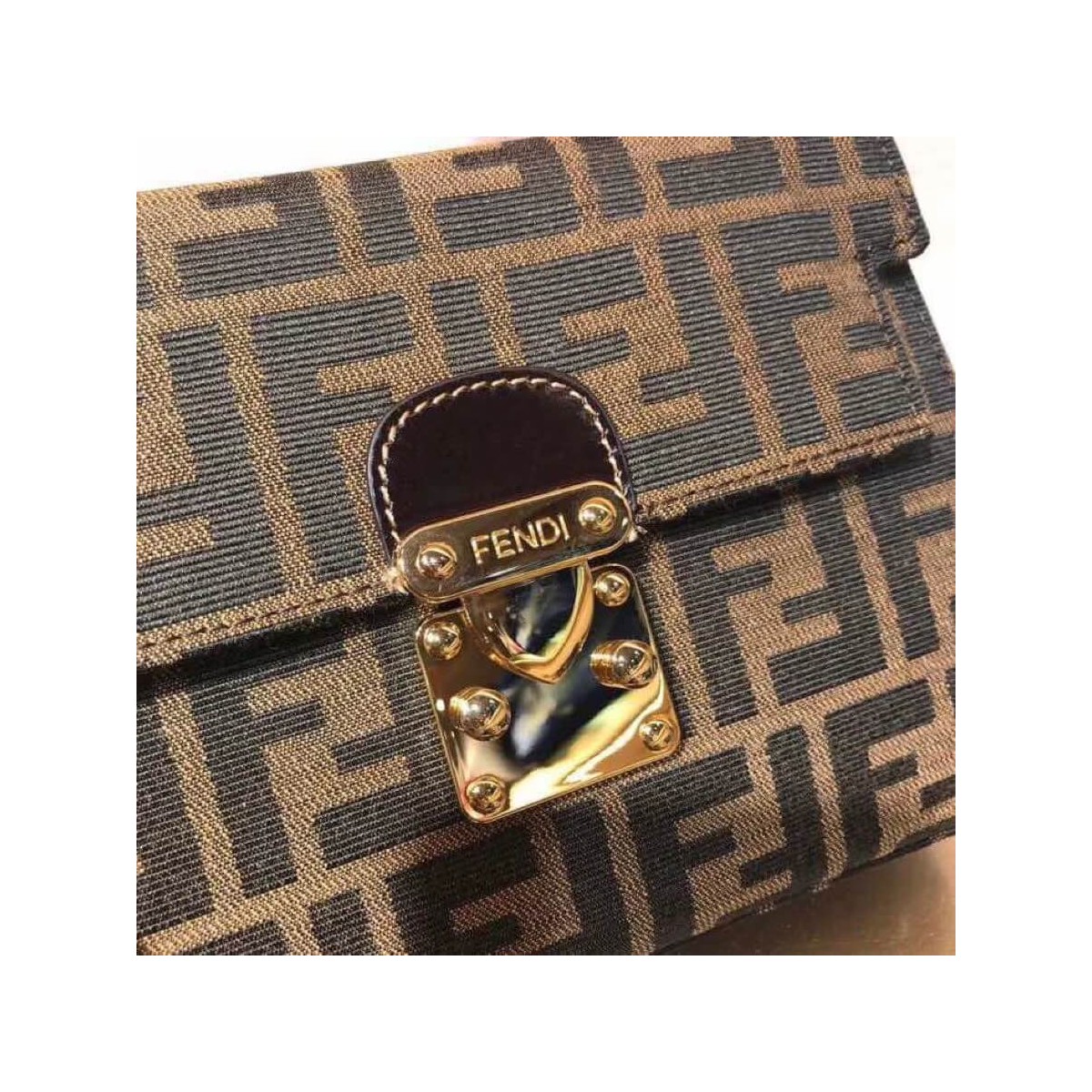 Fendi Vintage Mamma Baguette Zucca Kelley Bag F04 Fendi Vintage Mamma Baguette Zucca Kelley Bag F04