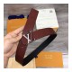 Louis Vuitton Pyramide 40mm Reversible Belt M9346 Louis Vuitton Pyramide 40mm Reversible Belt M9346