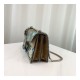 Gucci Embroidered Bee And Flower Shoulder Bag 400249 Khaki Gucci Embroidered Bee And Flower Shoulder Bag 400249 Khaki