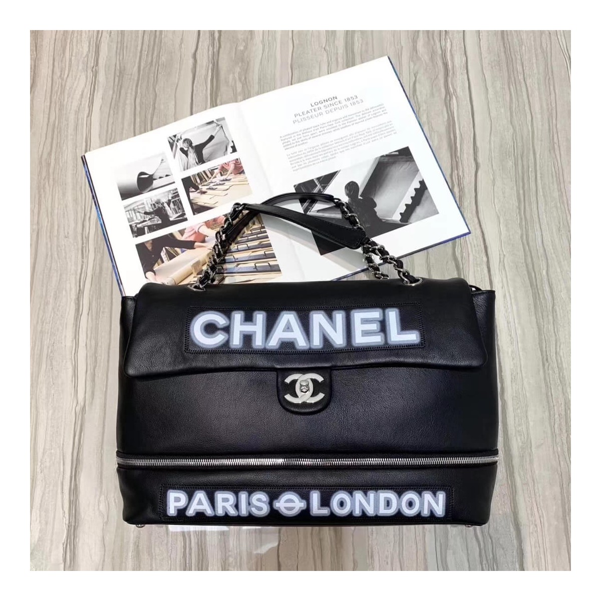 Chanel Flap Shopping Bag A1008 Chanel Flap Shopping Bag A1008