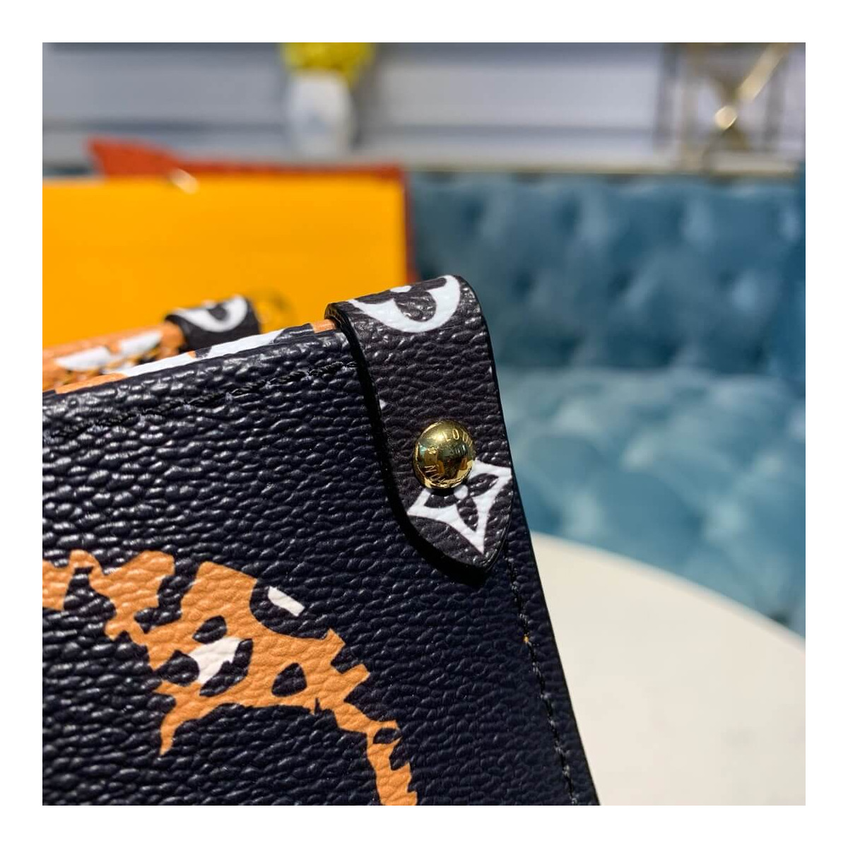 Louis Vuitton Onthego M44674 Black/Caramel Louis Vuitton Onthego M44674 Black/Caramel