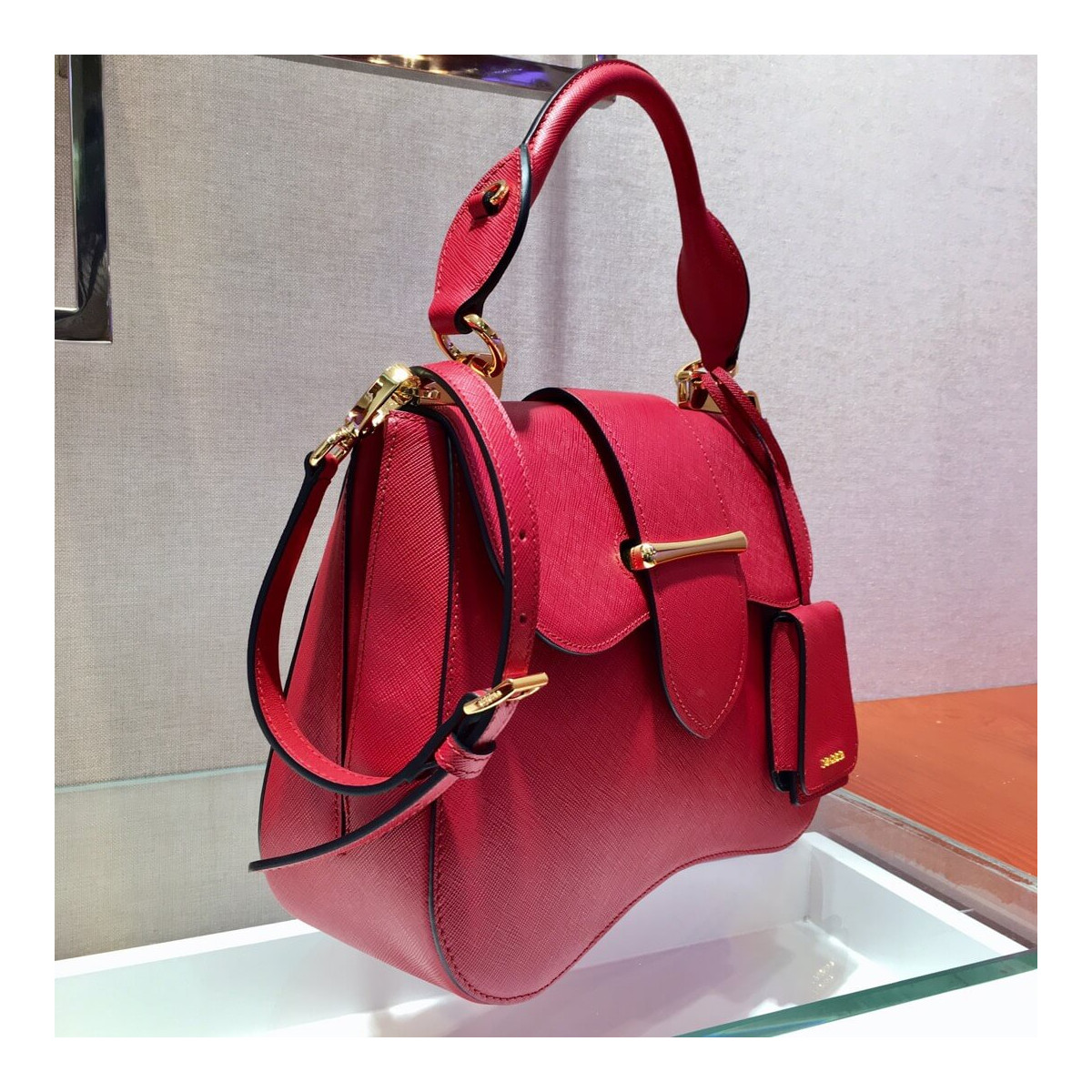 Prada Saffiano Leather Medium Sidonie Bag 1BN005 Prada Saffiano Leather Medium Sidonie Bag 1BN005