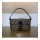 Fendi Vintage Zucca Pattern Mamma Baguette Shoulder Bag F01 Fendi Vintage Zucca Pattern Mamma Baguette Shoulder Bag F01