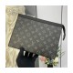 Louis Vuitton Monogram Eclipse Pochette Voyage MM M61692 Louis Vuitton Monogram Eclipse Pochette Voyage MM M61692