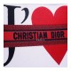 Dior Book Tote Bag With Red Heart M1286 Dior Book Tote Bag With Red Heart M1286