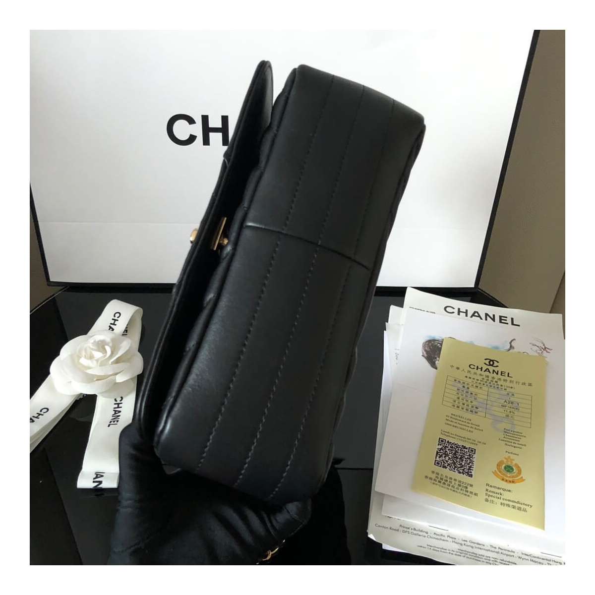Chanel Calfskin Mini Flap Bag A91586 Chanel Calfskin Mini Flap Bag A91586
