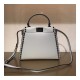 Fendi Peekaboo Mini with Metal-Plated Micro Studs 8BN244 Fendi Peekaboo Mini with Metal-Plated Micro Studs 8BN244
