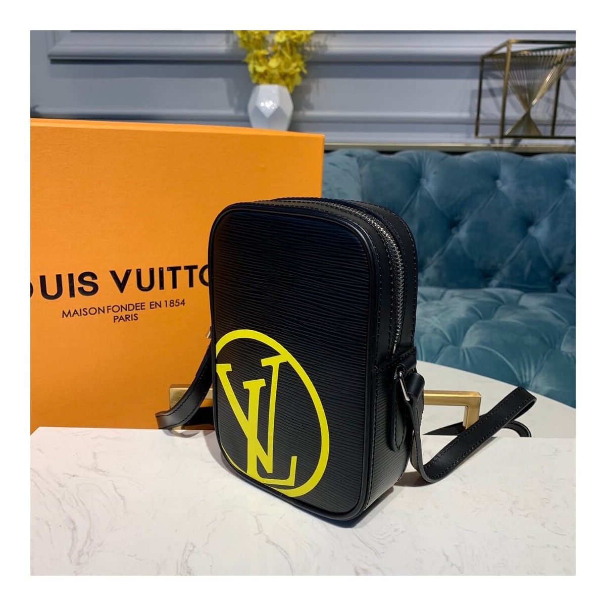 Louis Vuitton Epi Leather Danube PM M55120 Louis Vuitton Epi Leather Danube PM M55120