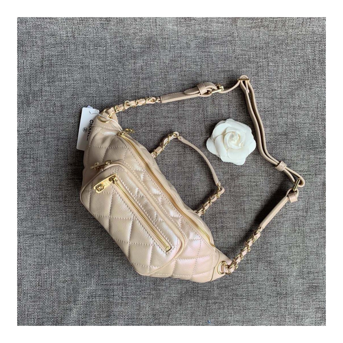 Chanel Quilted Caviar Clafskin Waist Bag AS0556 Chanel Quilted Caviar Clafskin Waist Bag AS0556