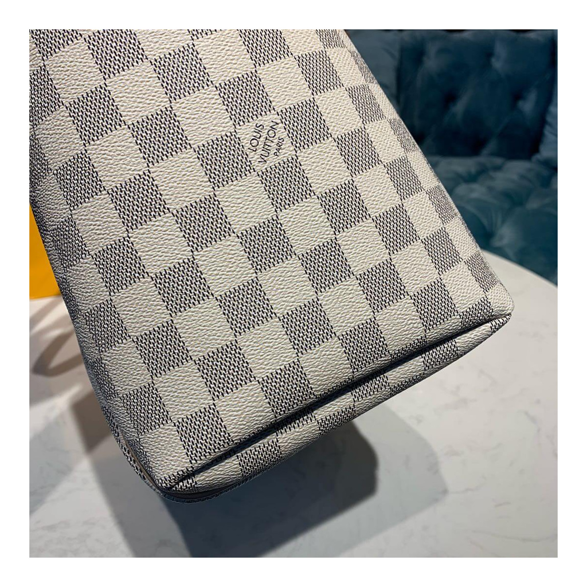 Louis Vuitton Damier Azur Canvas Totally MM N51262 Louis Vuitton Damier Azur Canvas Totally MM N51262