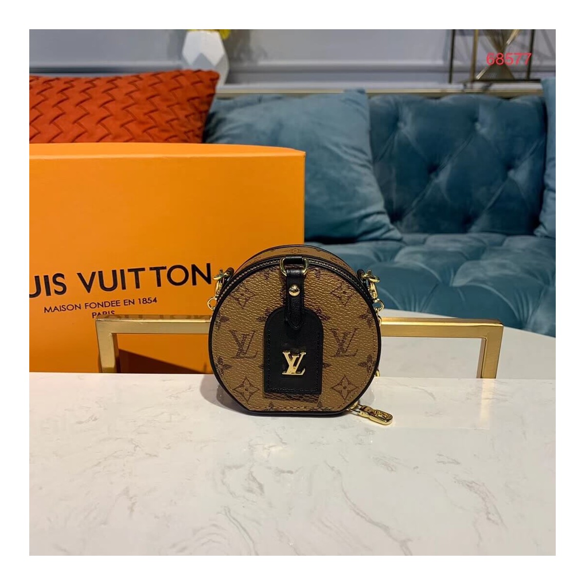 Louis Vuitton Monogram Boite Chapeau Necklace M68570 M68577 Louis Vuitton Monogram Boite Chapeau Necklace M68570 M68577