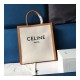 Celine Vertical Cabas Celine In Canvas With Celine Print And Calfskin 190402 Celine Vertical Cabas Celine In Canvas With Celine Print And Calfskin 190402