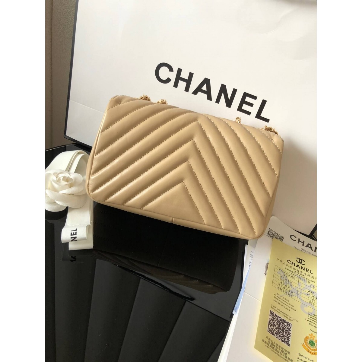 Chanel Calfskin Mini Flap Bag A91586 Chanel Calfskin Mini Flap Bag A91586