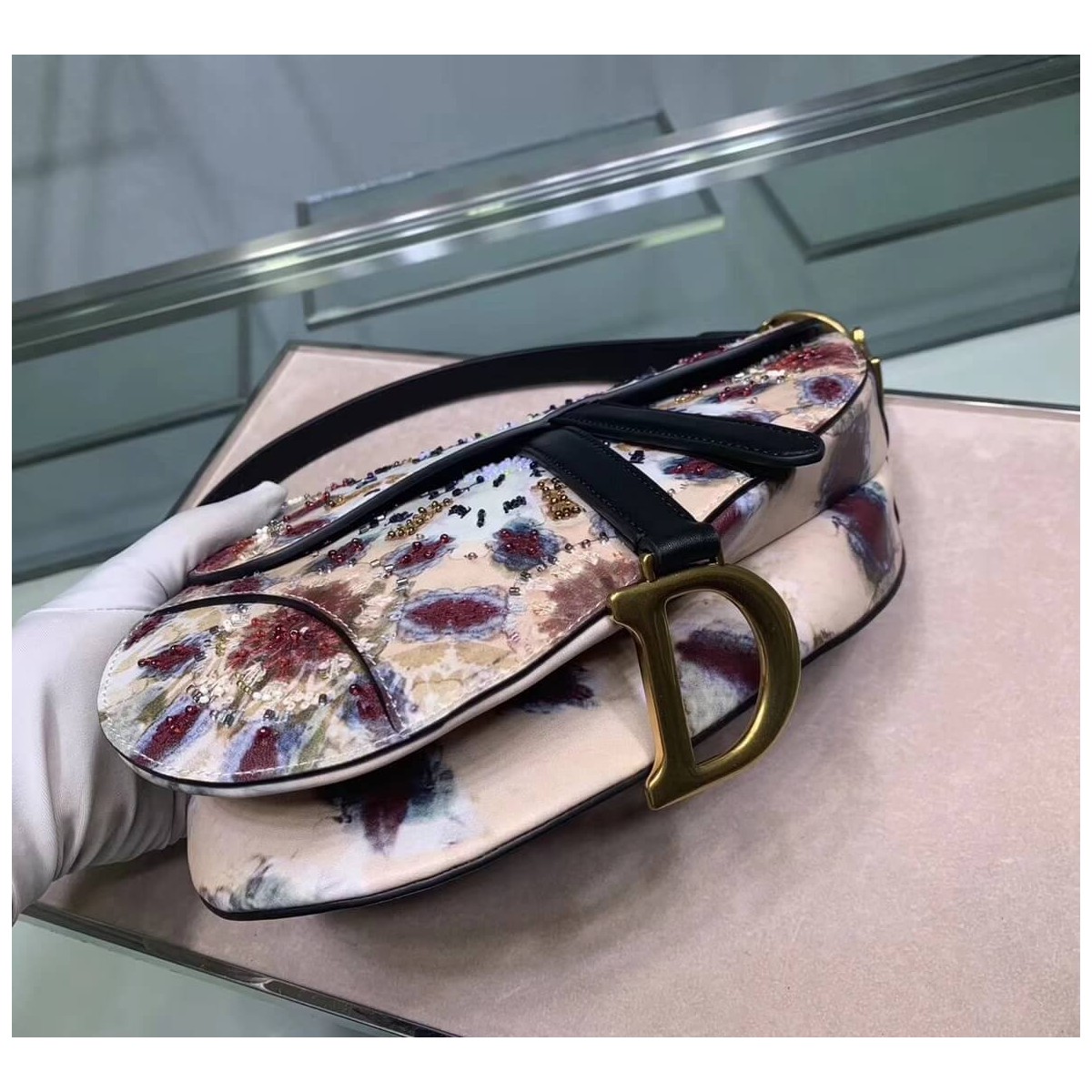 Christian Dior KaleiDiorscopic Saddle Bag M0446 Christian Dior KaleiDiorscopic Saddle Bag M0446