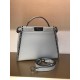 Fendi Peekaboo Medium with Metal-Plated Micro Studs 8BN290 Fendi Peekaboo Medium with Metal-Plated Micro Studs 8BN290