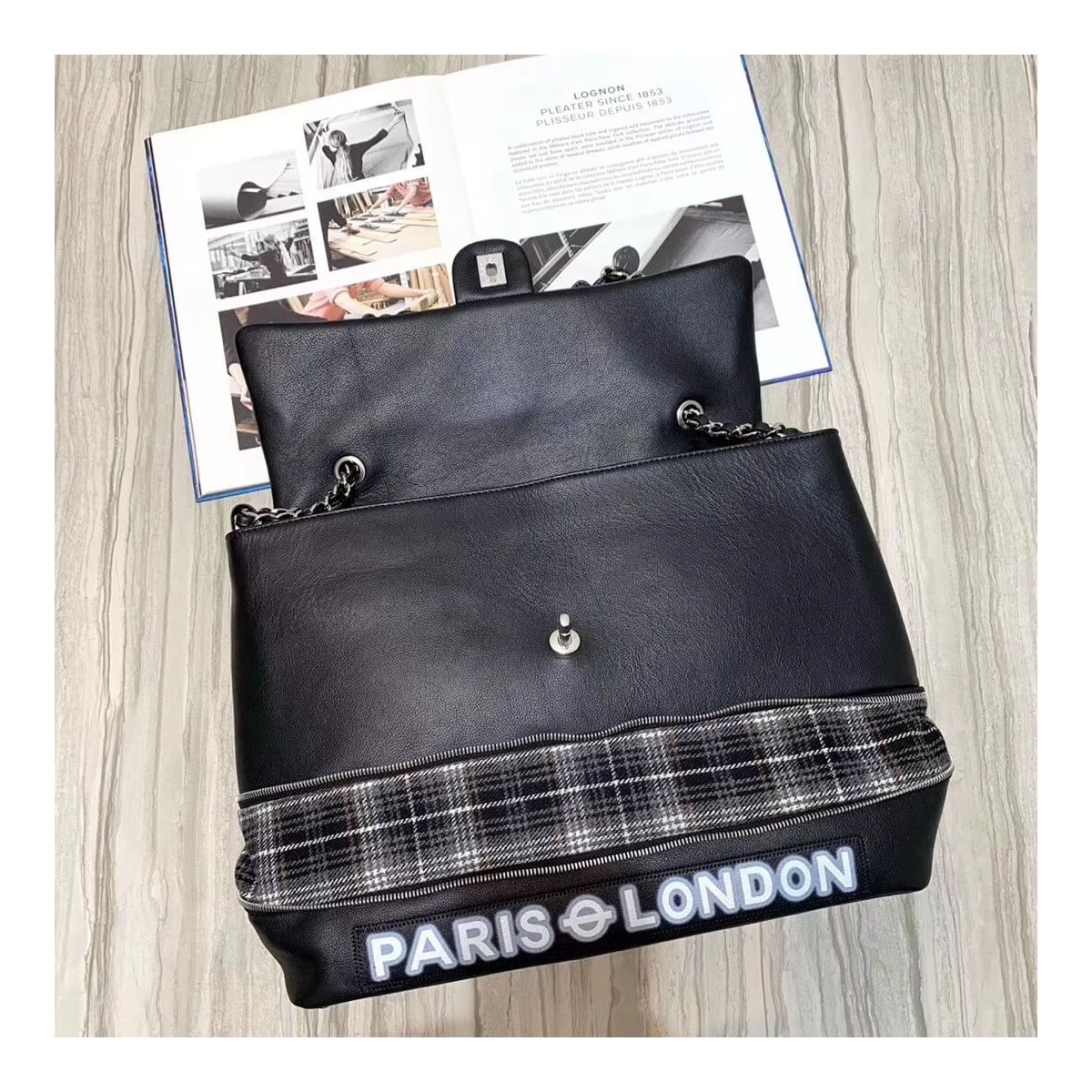 Chanel Flap Shopping Bag A1008 Chanel Flap Shopping Bag A1008