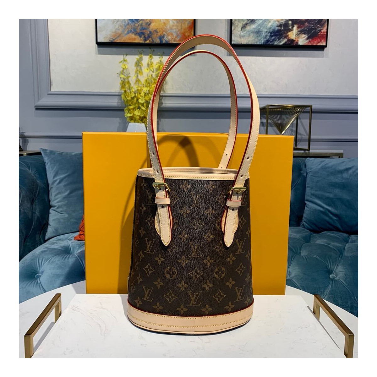 Louis Vuitton Monogram Petit Bucket M42238 Louis Vuitton Monogram Petit Bucket M42238