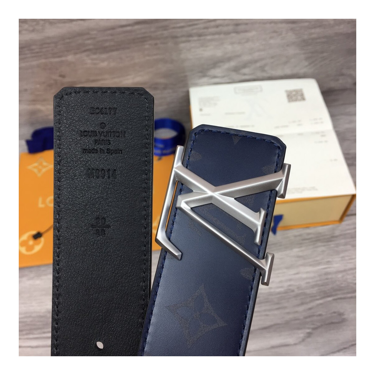 Louis Vuitton Pyramide 40mm Reversible Belt M9346 Louis Vuitton Pyramide 40mm Reversible Belt M9346