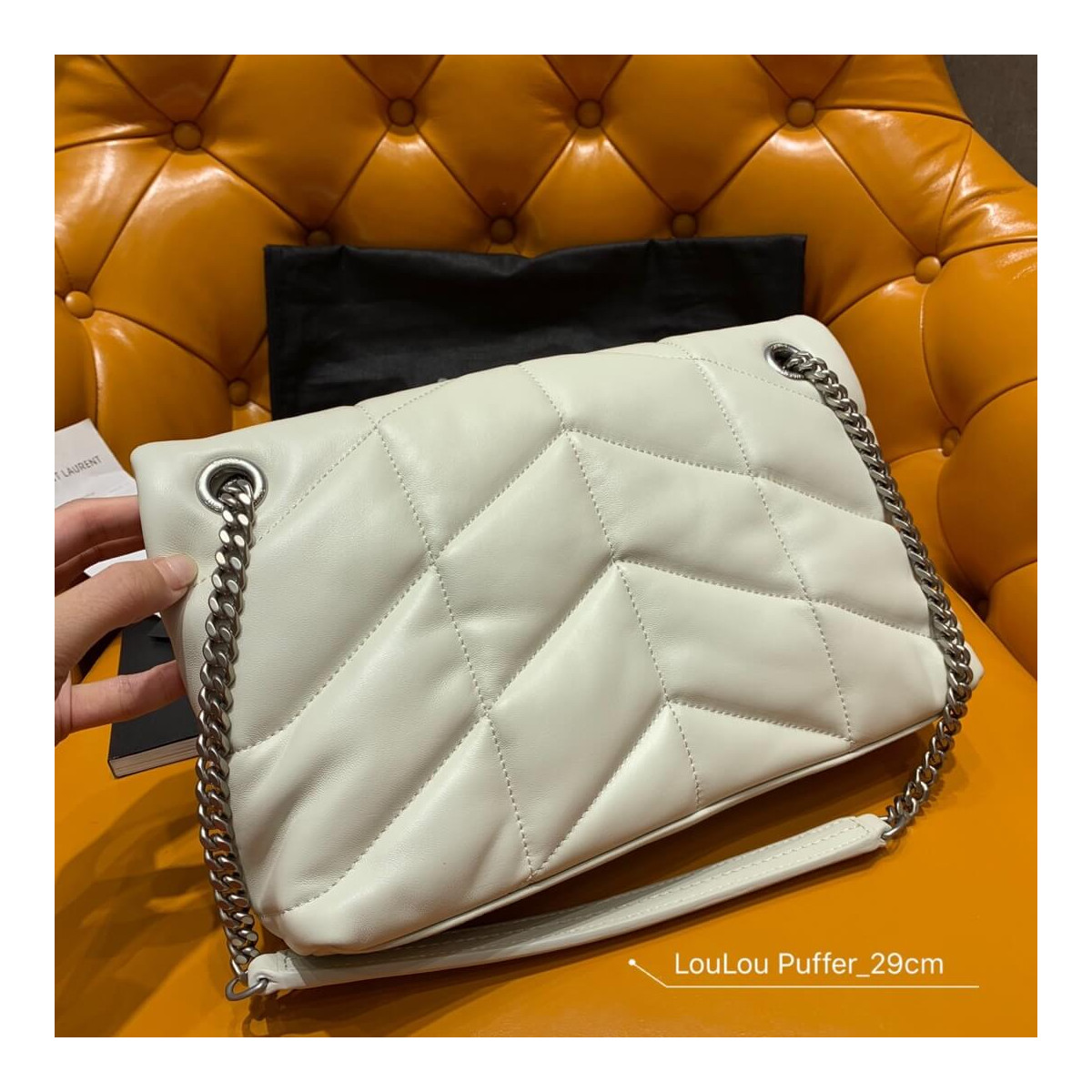 Saint Laurent Loulou Puffer Small Bag In Quilted Lambskin 577476 Saint Laurent Loulou Puffer Small Bag In Quilted Lambskin 577476