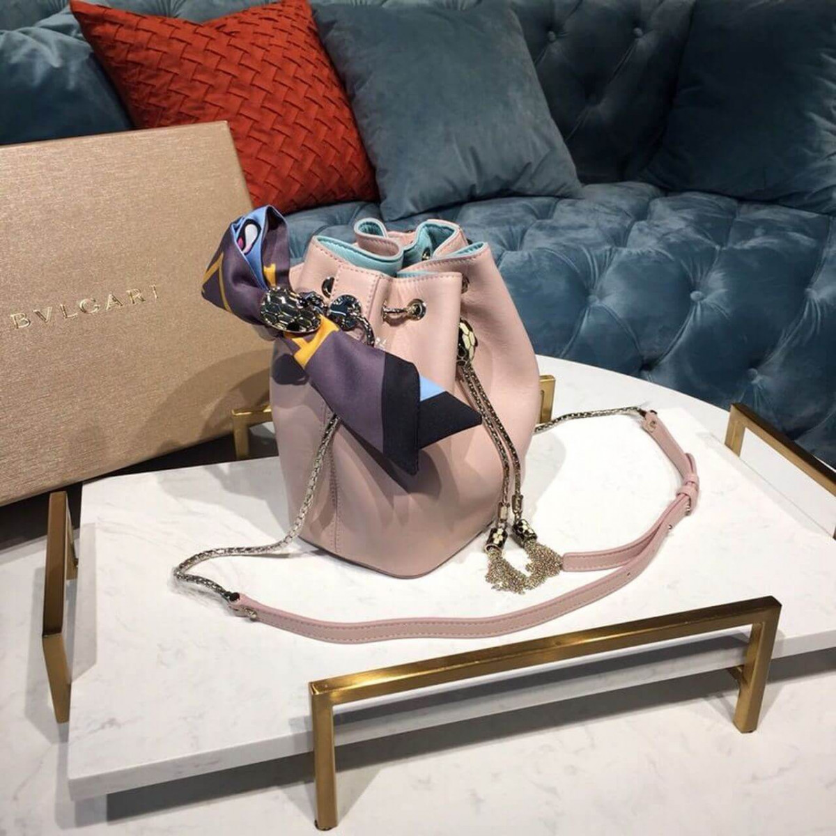 Bvlgari Serpenti Forever Bucket Bag 20cm 288760 Bvlgari Serpenti Forever Bucket Bag 20cm 288760