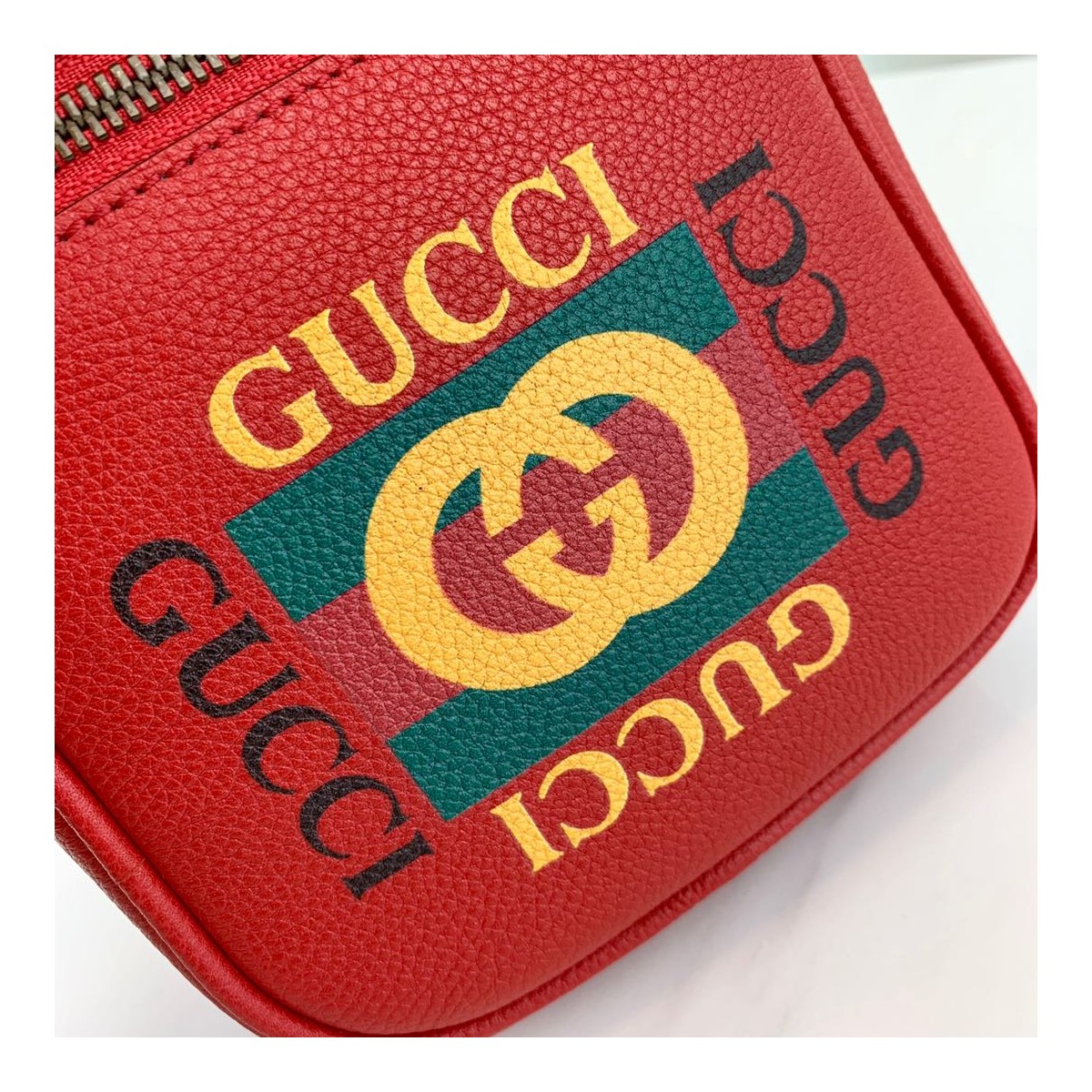 Gucci Print Leather Shoulder Bag 574803 Gucci Print Leather Shoulder Bag 574803