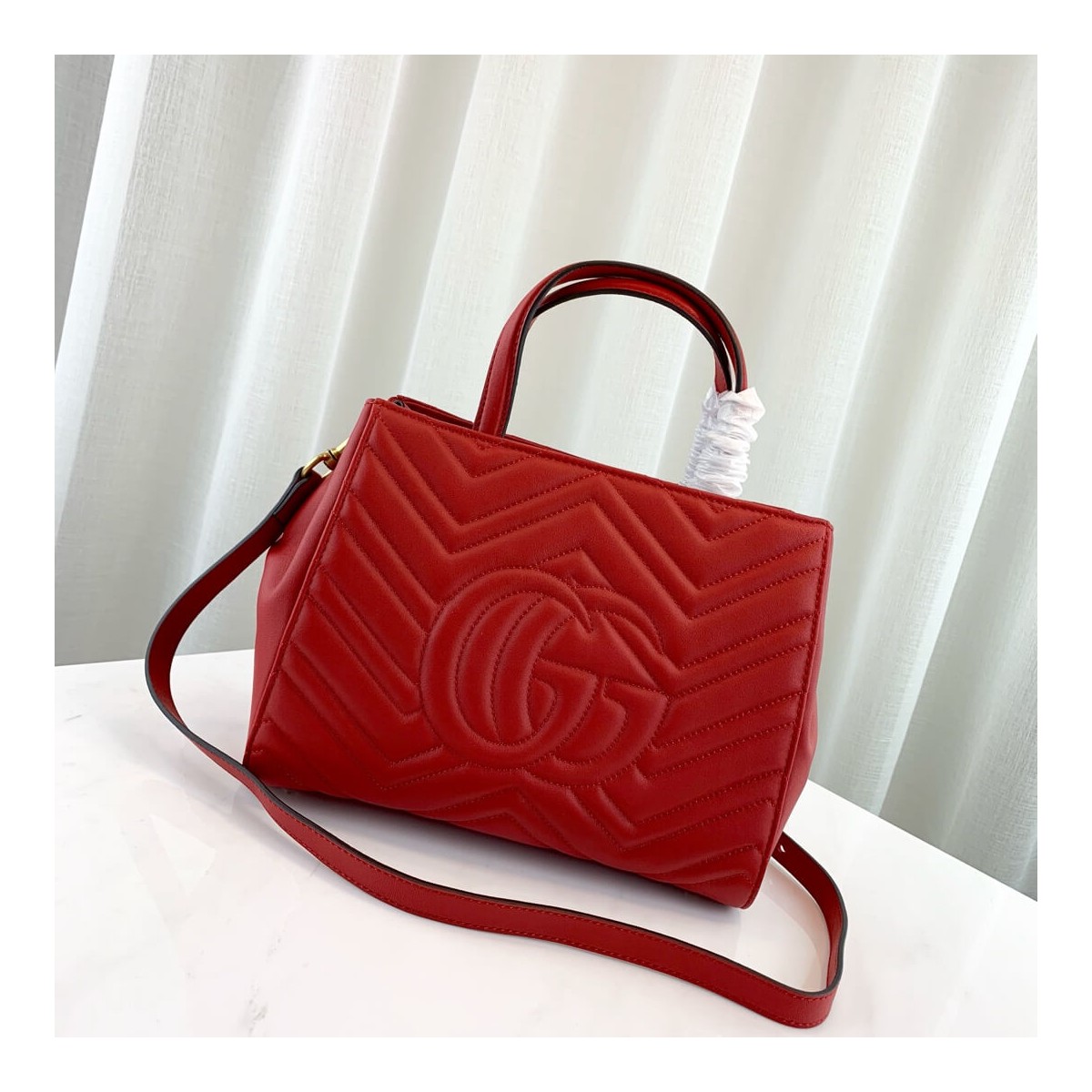 Gucci GG Marmont Small Matelasse Top Handle Bag 448054 Gucci GG Marmont Small Matelasse Top Handle Bag 448054