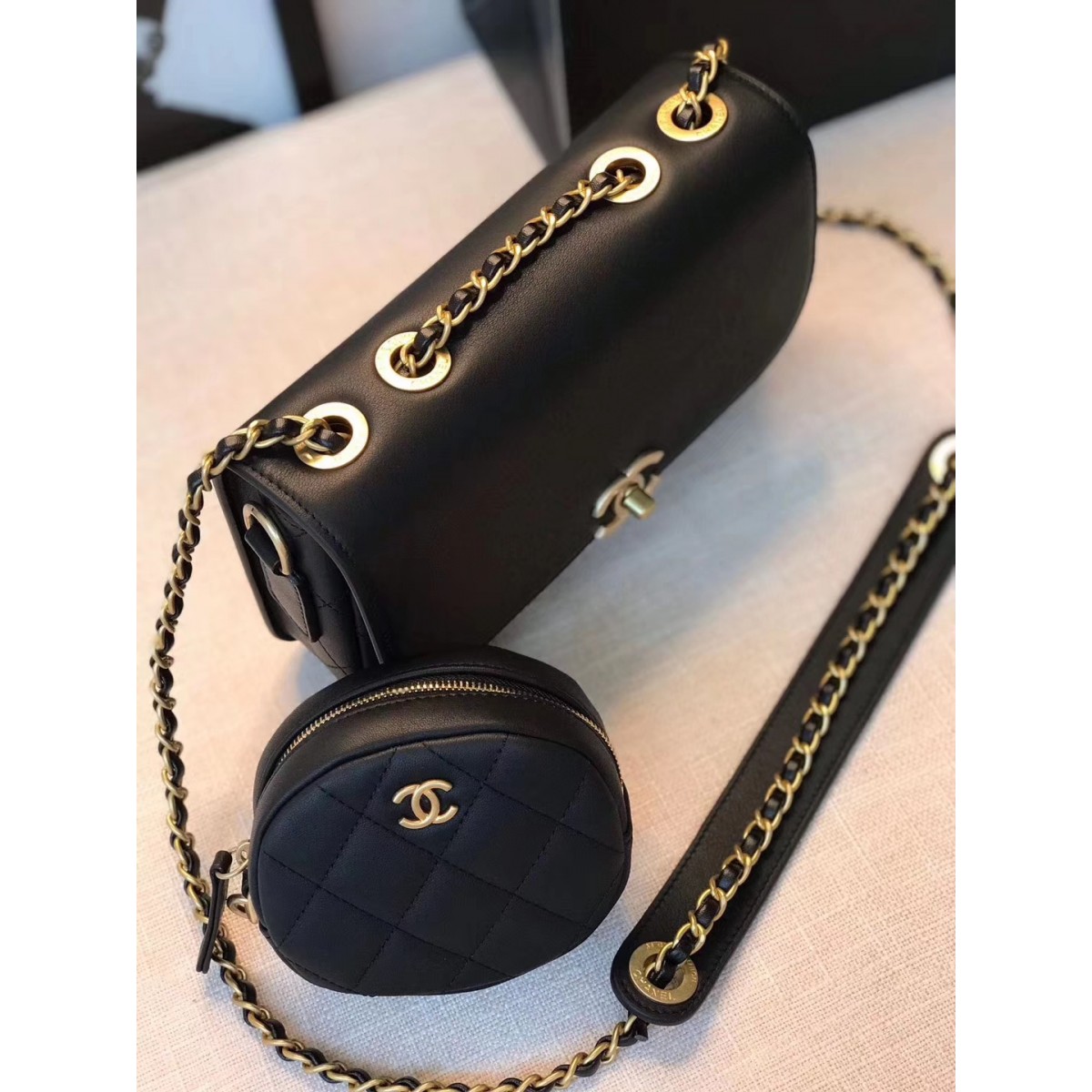 Chanel Flap Bag & Coin Purse AS1094 Chanel Flap Bag & Coin Purse AS1094