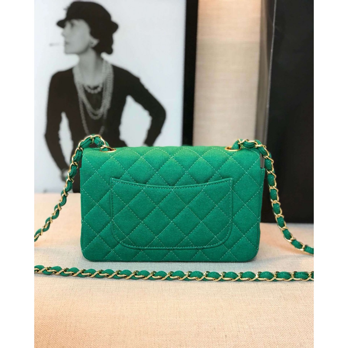 Chanel Jersey Classic Handbag A01112 Chanel Jersey Classic Handbag A01112